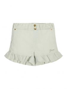 Джинсовые шорты белого цвета свободного кроя Guess, зеленый