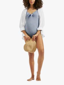 Купальник для кормления Dune Stripe Ripe, Washed Indigo/White