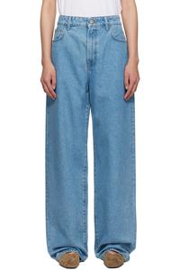 Джинсы мешковатого кроя Signature Róhe, синий
