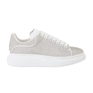Кроссовки Alexander McQueen Alexander McQueen Oversized Sneaker 'White Silver Studded', белый