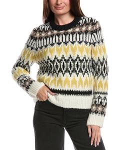 Вельветовый свитер Graham & Spencer Alpacable Velvet by Graham & Spencer, белый