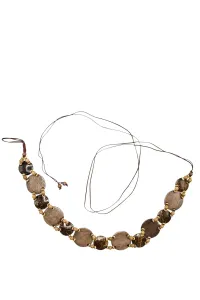 COLLEZIONE ALESSANDRO Поясной ремень "Кокос", деревянный ремень для завязывания, коричневый