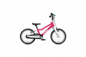 Детский велосипед WOOM GO 2 - 14 дюймов - 2025, цвет Pink|hot pink