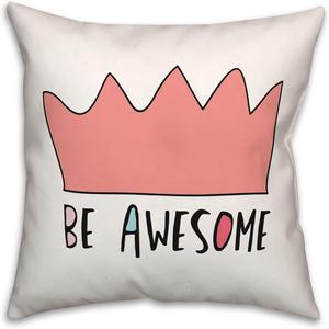 Creative Products Декоративная подушка Be Awesome Pink Crown Be Awesome Pink