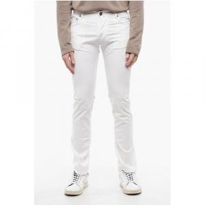 Белые хлопковые брюки Corneliani, White