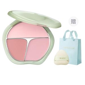 TIMAGE Палетка для контуринга и коррекции тона кожи contested green flow jade tricolor blush