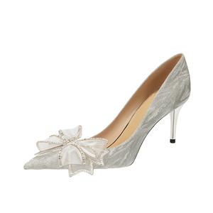 Женские туфли на высоком каблуке Colorful Creations, Silver