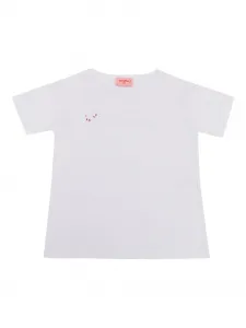 Футболка с вышитым логотипом Vivetta, белый