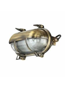 Уличный настенный светильник (Ш)21 x (В)13 см, отделка под старинную латунь  Licht-Erlebnisse, Messing Antik