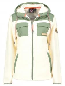 Canadian Peak Флисовая куртка "Toulouseak" кремово-зеленого цвета