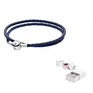 Pandora Кожаные браслеты Women's Dark Blue