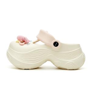 Mulinsen Белые женские клоги, цвет White