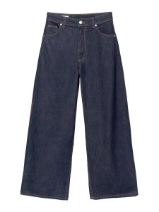 Расклешенные джинсы Pull&Bear Pacific, темно-синий