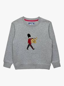Детский хлопковый свитшот Guardsman Trotters, Grey Marl