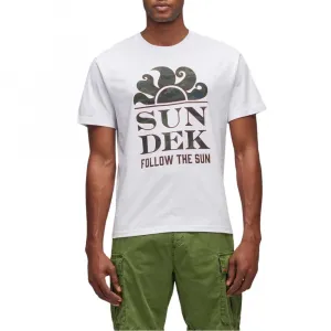Футболка с коротким рукавом Sundek New logo fthe sun, белый