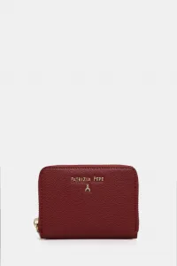 Кожаный кошелек Patrizia Pepe, гранатовый