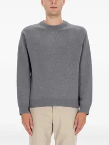 Свитер с круглым вырезом и рукавами реглан PS Paul Smith, серый