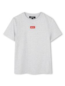 Dkny Kids футболка с логотипом, серый
