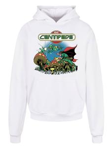 Пуловер F4NT4STIC Heavy Hoodie Centipede Atari Retro Gaming, белый