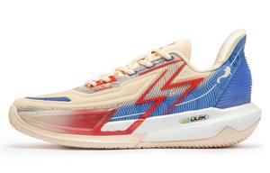 Баскетбольные кроссовки BIG3 4.0 Quick Pro мужские с низким верхом Dune белого/плоского синего цвета 361°