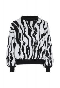 Свитер NALLY Sweater, белый черный