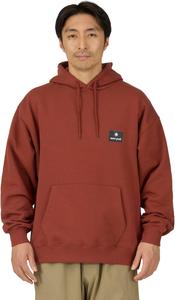 Мужская толстовка Snow Peak с квадратным логотипом, худи LBR NSD-SW-25AU002 031, коричневый