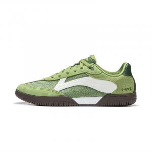 Унисекс-кроссовки для настольного тенниса Unisex Low top LiNing, Banana Leaf айвори темно-Field зеленый