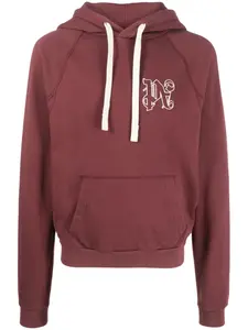 Худи с вышитой монограммой PALM ANGELS, красный