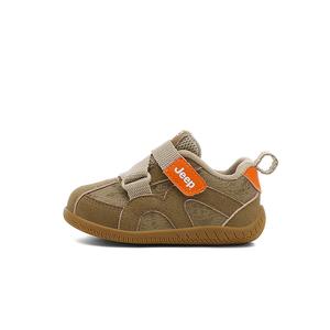 Нескользящие износостойкие высокие повседневные кроссовки для детей Jeep, хаки