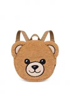 Рюкзак в форме медведя Moschino Kids, коричневый