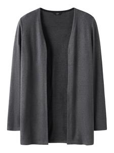 TWO SOON Кардиган темно-серого меланжа