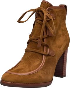 Ботильоны FOWT Damen Plateau, шнурованные сапоги, массивный высокий каблук, короткие ботинки, круглый носок, ковбойские ботинки, повседневная обувь, размер 37-44, Braun