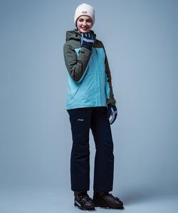 Женский двухсекционный горнолыжный костюм Phenix с горизонтальным кроем