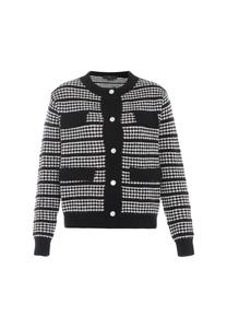 Толстовка faina Strickjacke, черный