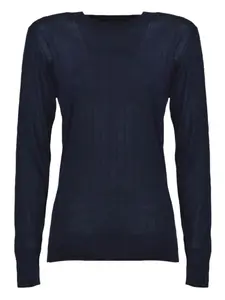 Свитер в рубчик Tagliatore, синий