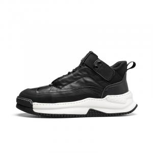 Повседневные ботинки мужские черные PARDASAUL, полностью черные утепленные ботинки на флисовой подкладке