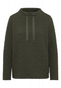 CECIL Лонгслив в темно-зеленом цвете