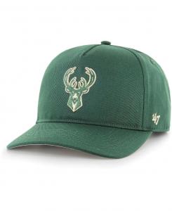 Мужская кепка Hunter Green Milwaukee Bucks Hitch Snapback '47 Brand