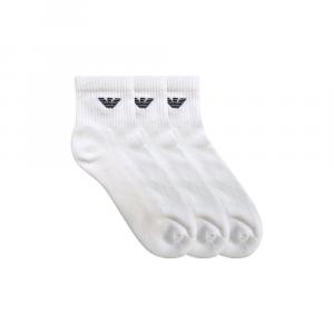 Носки Emporio Armani Underwear 304202 Ankle 3 шт, белый