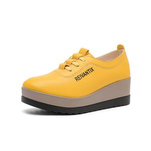 Reivantix Женские повседневные однобортные туфли Reivanti, желтые