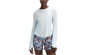 Футболка женская Lululemon, голубая пудровая