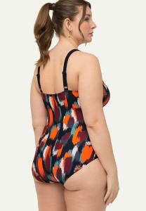 Купальник ABSTRACT PRINT Ulla Popken, темно-синий