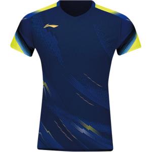 Футболка для бадминтона женская LINING, синий