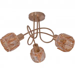 Светильник потолочный Näve Josefa тройной, золотой