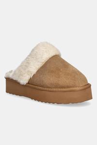 Замшевые тапочки Answear.Lab, коричневый