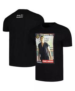 Мужская черная футболка с изображением карты Cobra Kai Johnny Lawrence Contenders Clothing