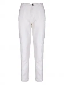 Вельветовые брюки на пуговицах Eleventy, белый