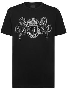 Футболка с вышитым логотипом Billionaire, черный