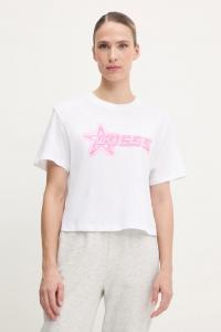 Детская хлопковая футболка Ardisia Guess, белый