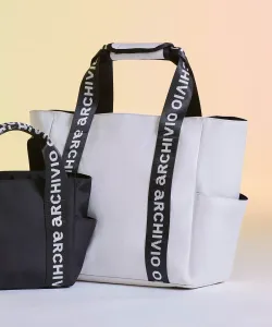 Сумка Boston с логотипом Archivio, цвет Light Gray (089)